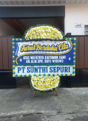 Papan Bunga Duka di Sekadau Hilir